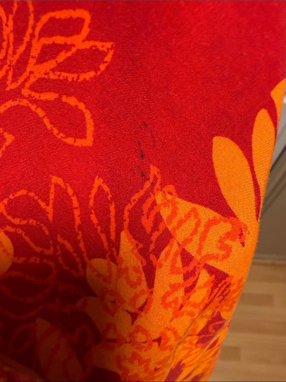 Manuhealii Red & Orange Floral Slip Dress. Pls see pics/description. - Picture 8 of 8